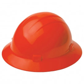 Delta Plus WEL19205HO Americana® Full Brim with 4-Point Slide-Lock Suspension, Hi Viz Orange