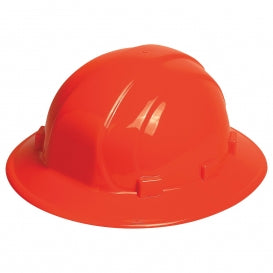 Delta Plus WEL19500HO Omega II® Full Brim with 6-Point Slide-Lock Suspension, Hi Viz Orange
