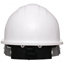 Delta Plus WEL19781WH Independence™ Cap with 4-Point One-D Rotor and 4 Chin Strap Attachment Points, White
