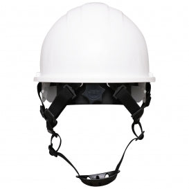 Delta Plus WEL19781WH Independence™ Cap with 4-Point One-D Rotor and 4 Chin Strap Attachment Points, White
