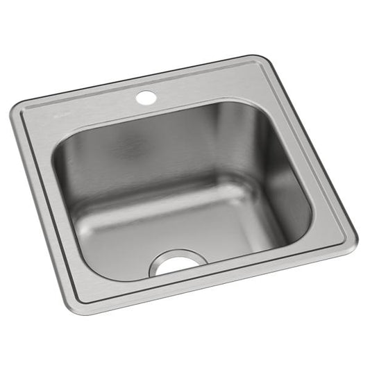 Elkay ESE202010 Celebrity® Stainless Steel 20" x 20" x 10-1/8" Single Bowl Drop-in Laundry Sink