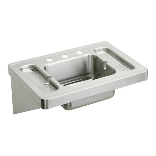 Elkay ESLV28203 Stainless Steel 28" x 20" x 7-1/2" Wall Hung Lavatory Sink