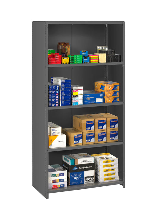 Tennsco ESPC-1836 ESP Closed Shelving - 18" Deep Unit With 5 Shelves