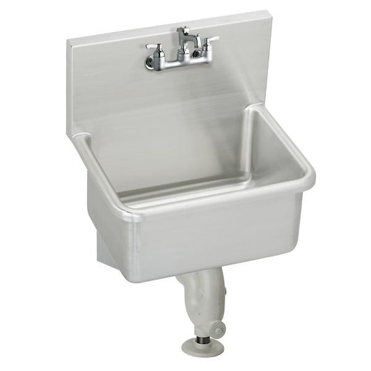 Elkay ESSB2319C Stainless Steel 23" x 18-1/2" x 12 Wall Hung Service Sink Kit