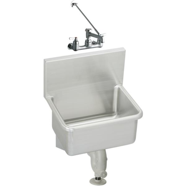 Elkay ESSW2319C Stainless Steel 23" x 18-1/2" x 12 Wall Hung Service Sink Kit