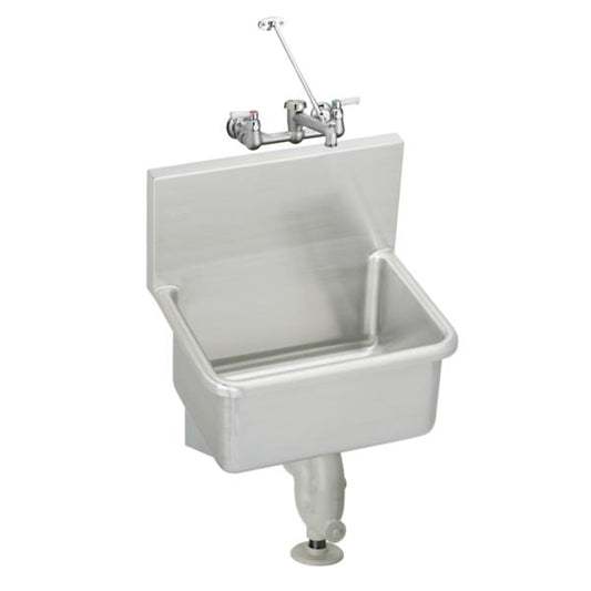 Elkay ESSW2520C Stainless Steel 25" x 19-1/2" x 12 Wall Hung Service Sink Kit