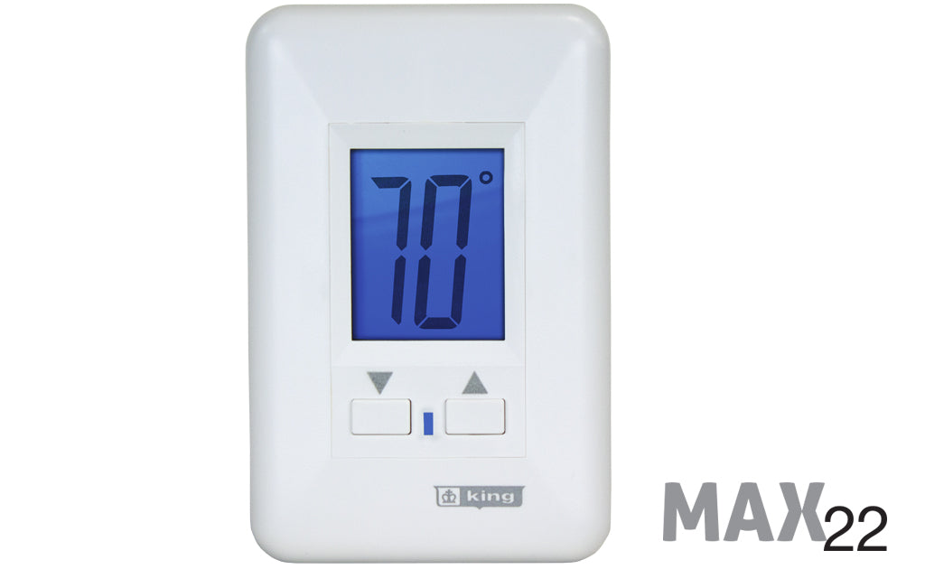King Electric ESP230-R Thermostat Electronic Programmable 208/240V 22A Sp Retail Pkg