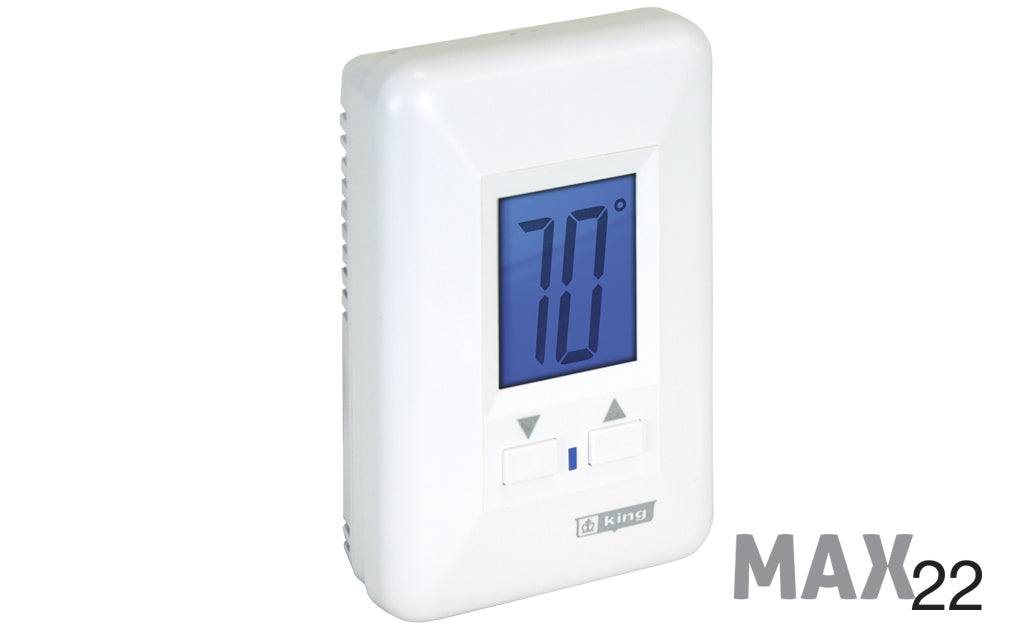 King Electric ESP120-R Thermostat Electronic Prog 120V 22Amp Sp Retail Pkg