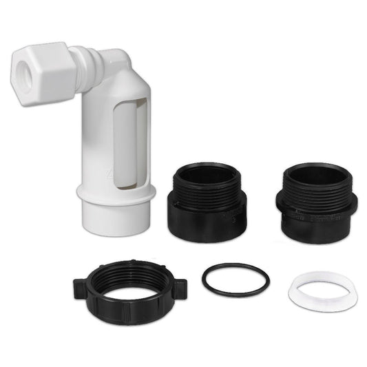 Airgap ET117-005 Water Softener Air Gap with 5/8-inch JACO Compression for Installation on a 1-1/2-inch Standpipe with ABS Trap Adapters