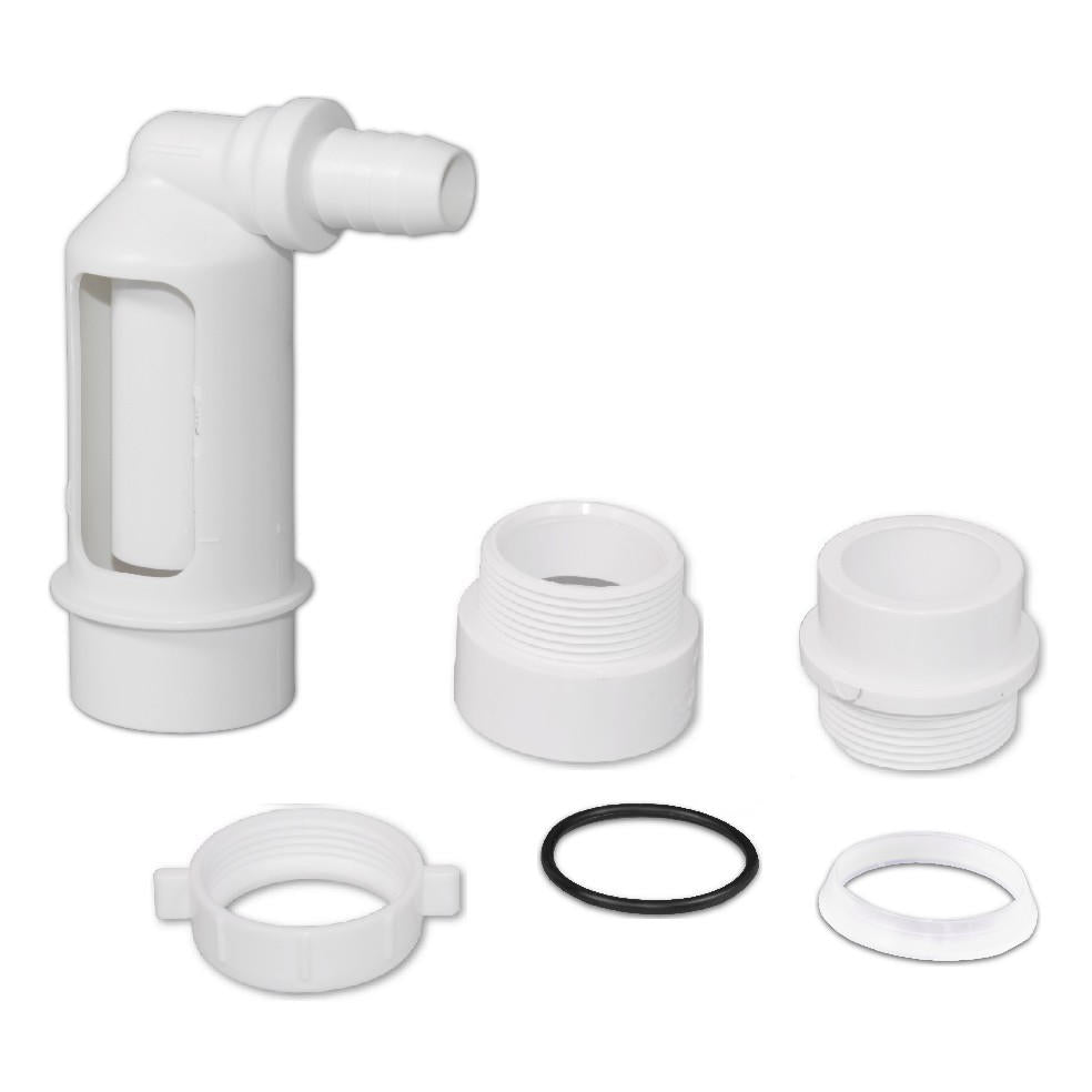 Airgap ET117-008 Water Softener Air Gap with 1/2-inch Barb Connector for Installation on a 1-1/2-inch Standpipe with PVC Trap Adapters