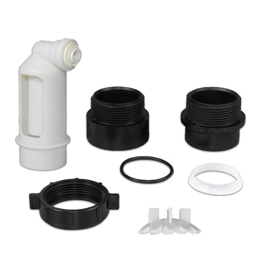 Airgap ET117-009 RO Water Filter Air Gap with 1/4-inch Quick Connect for Installation on a 1-1/2-inch Standpipe with ABS Trap Adapters