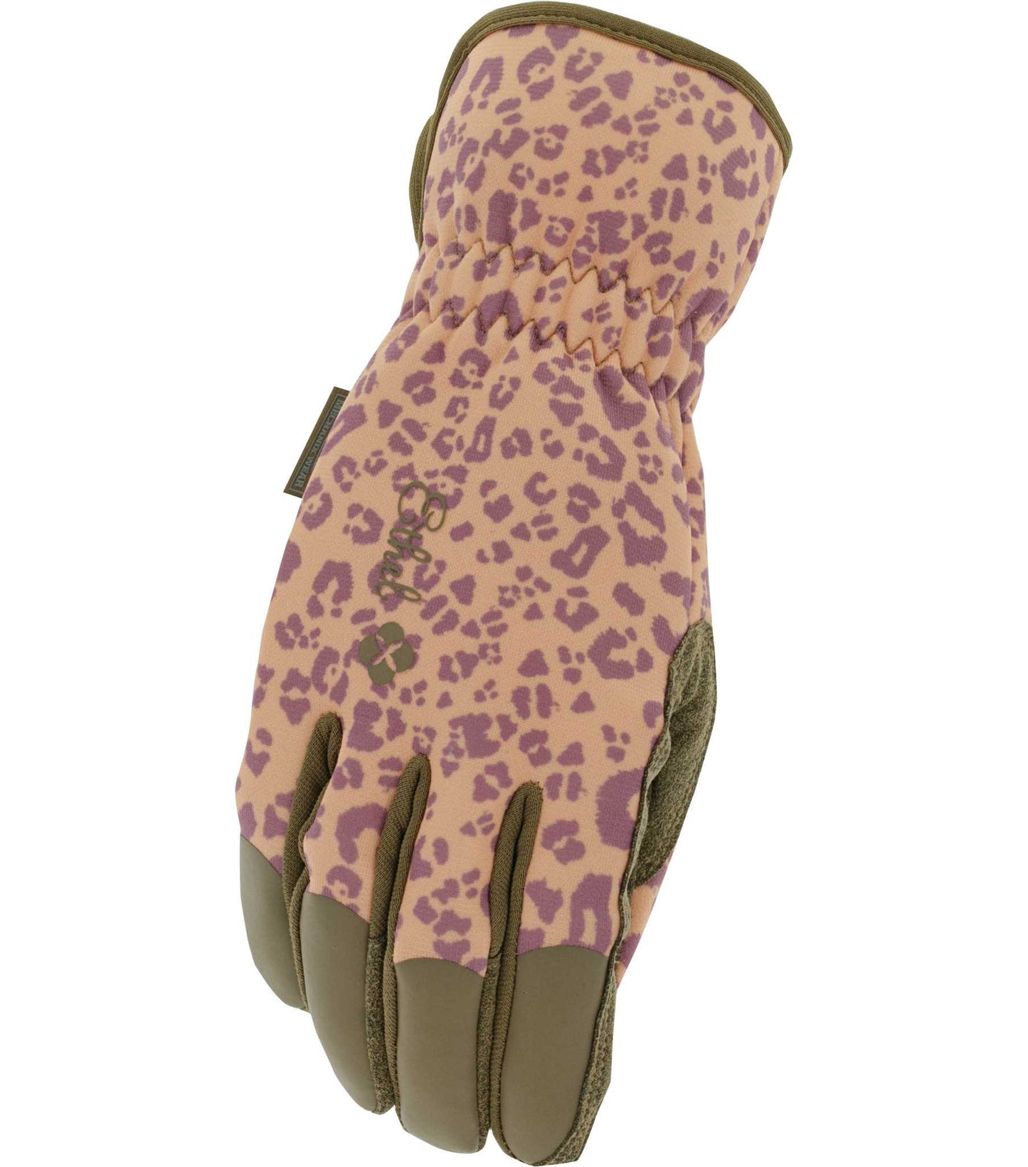 Mechanix Wear ETH-LP09-520 Ethel® Garden Leopard Orange Gardening Gloves, Size-M