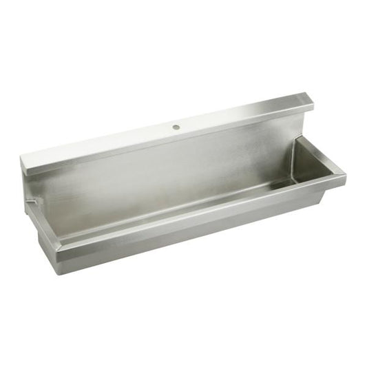Elkay EUH6014C Stainless Steel 60" x 14" x 8" Wall Hung Multiple Station Urinal Kit