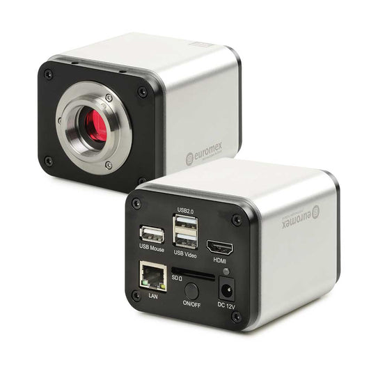 Globe Scientific EVC-3042 Ultra HD/4K high definition camera with 1/1.8 inch Sony 4K sensor standard micro-SD card