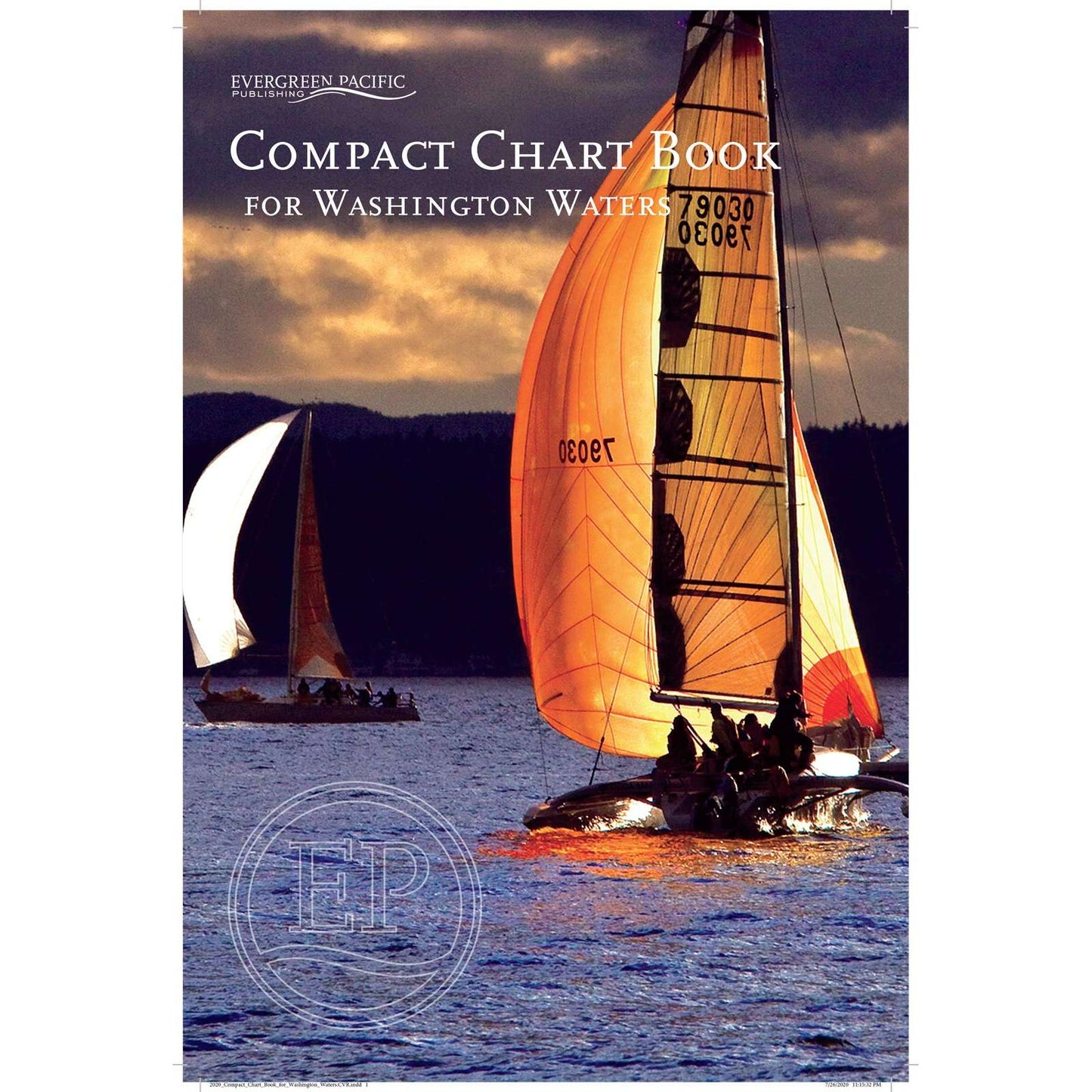 Paradise Clay EVE066 Compact Chart Book for Washington Waters - Book