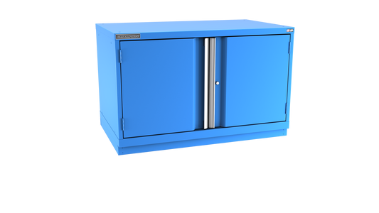 Champion Tool Storage EW1200-2FDIL-FTB-BB 2-Door Standard Depth Modular Cabinet EW1200 | 47"W x 29-7/8"H x 28-1/2"D, Bright Blue