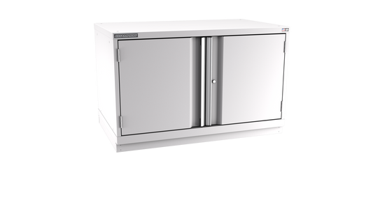 Champion Tool Storage EW1200-2FDIL-FTB-LG 2-Door Standard Depth Modular Cabinet EW1200 | 47"W x 29-7/8"H x 28-1/2"D, Light Gray
