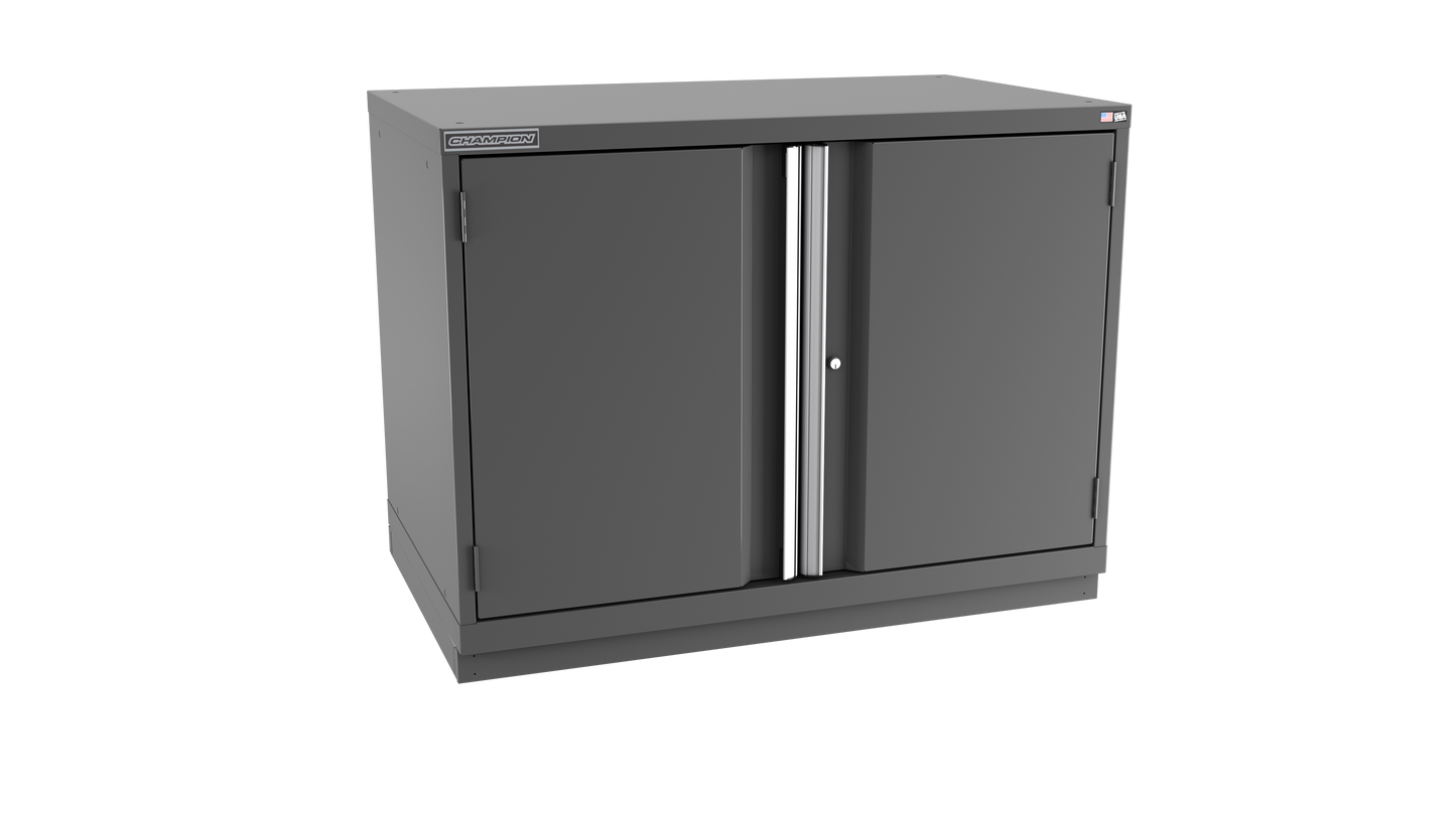 Champion Tool Storage EW1500-2FDIL-FTB-DG 2-Door Standard Depth Modular Cabinet EW1500 | 47"W x 35-7/8"H x 28-1/2"D, Dark Gray