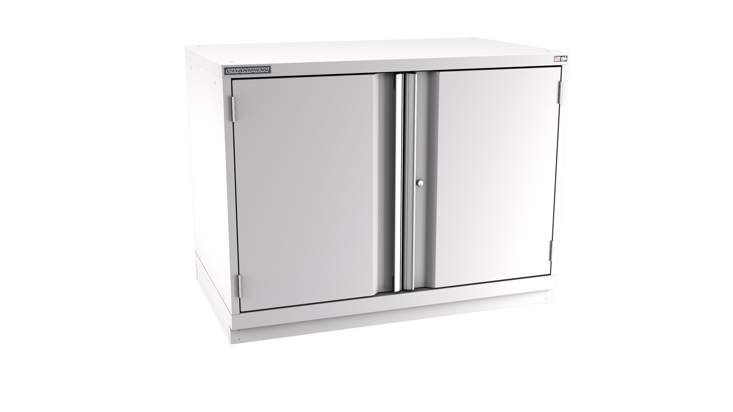 Champion Tool Storage EW1500-2FDIL-FTB-LG 2-Door Standard Depth Modular Cabinet EW1500 | 47"W x 35-7/8"H x 28-1/2"D, Light Gray