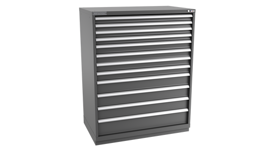 Champion Tool Storage EW2700-1201-ILC-FTB-DG 12-Drawer Standard Depth Modular Cabinet EW1201 | 47"W x 59-1/2"H x 28-1/2"D, Dark Gray