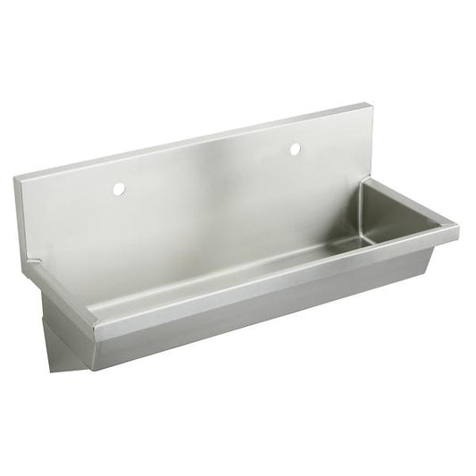 Elkay EWMA48202 Stainless Steel 48" x 20" x 8" Wall Hung Multiple Station Hand Wash Sink