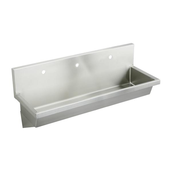 Elkay EWMA72203 Stainless Steel 72" x 20" x 8" Wall Hung Multiple Station Hand Wash Sink