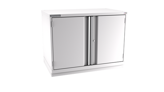 Champion Tool Storage EWS1500-2FDIL-FTB-LG 2-Door Shallow Depth Modular Cabinet EWS1500 | 47"W x 35-7/8"H x 22-1/2"D, Light Gray