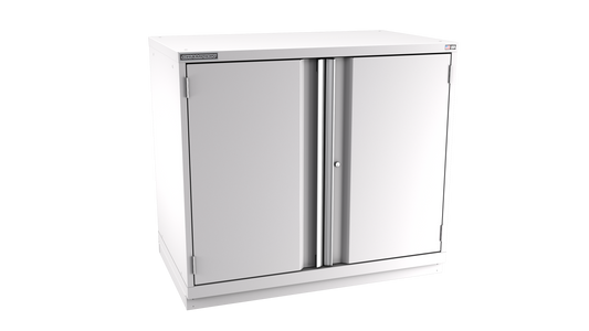 Champion Tool Storage EWS1800-2FDIL-FTB-LG 2-Door Shallow Depth Modular Cabinet EWS1800 | 47"W x 41-3/4"H x 22-1/2"D, Light Gray
