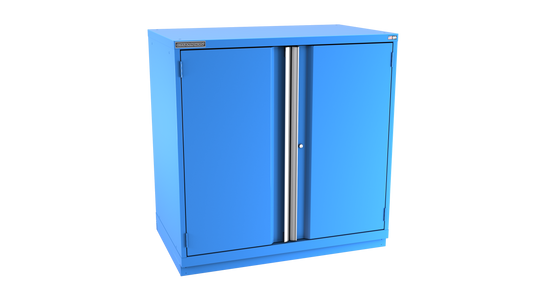 Champion Tool Storage EWS2100-2FDIL-FTB-BB 2-Door Shallow Depth Modular Cabinet EWS2100 | 47"W x 45-1/4"H x 22-1/2"D, Bright Blue