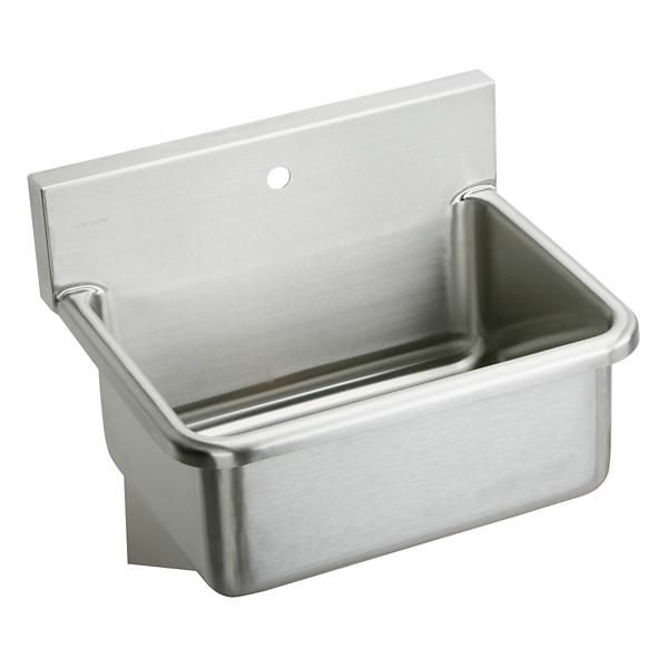 Elkay EWS25201 Stainless Steel 25" x 19.5" x 10-1/2" Wall Hung Single Bowl Hand Wash Sink