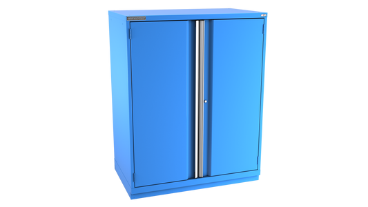 Champion Tool Storage EWS2700-2FDIL-FTB-BB 2-Door Shallow Depth Modular Cabinet EWS2700 | 47"W x 59-1/2"H x 22-1/2"D, Bright Blue