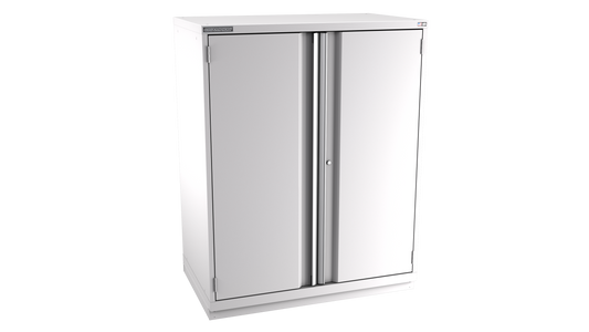 Champion Tool Storage EWS2700-2FDIL-FTB-LG 2-Door Shallow Depth Modular Cabinet EWS2700 | 47"W x 59-1/2"H x 22-1/2"D, Light Gray