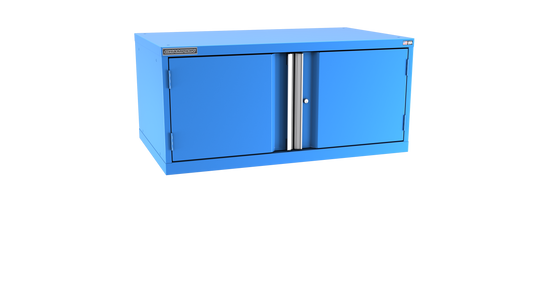 Champion Tool Storage EWS900-2FDIL-BB 2-Door Shallow Depth Modular Cabinet EWS900 | 47"W x 21-5/8"H x 22-1/2"D, Bright Blue