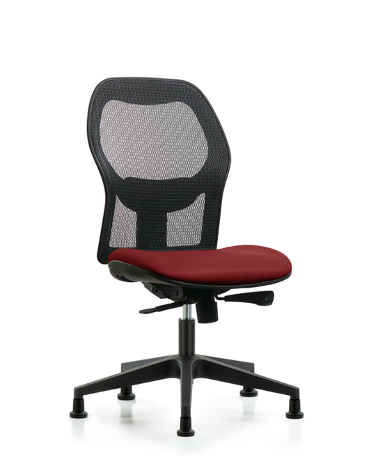 Blue Ridge Ergonomics EXE-VMDHCH-RG-H0-A0-RG-8815 Executive Windova Mesh Back Chair with Borscht Supernova™ Seat and Stationary Glides