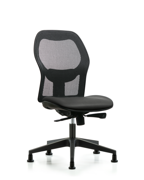 Blue Ridge Ergonomics EXE-VMDHCH-RG-H0-A0-RG-8823 Executive Windova Mesh Back Chair with Carbon Supernova™ Seat and Stationary Glides