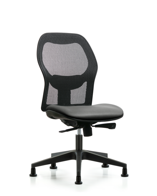 Blue Ridge Ergonomics EXE-VMDHCH-RG-H0-A0-RG-8840 Executive Windova Mesh Back Chair with Sterling Supernova™ Seat and Stationary Glides