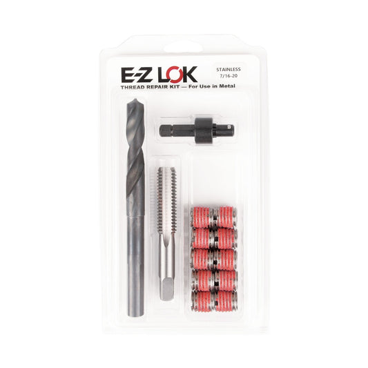 E-Z LOK™ Thread Repair Kit for Metal - Stainless Steel - Standard Wall - 7/16-20 x 5/8-11