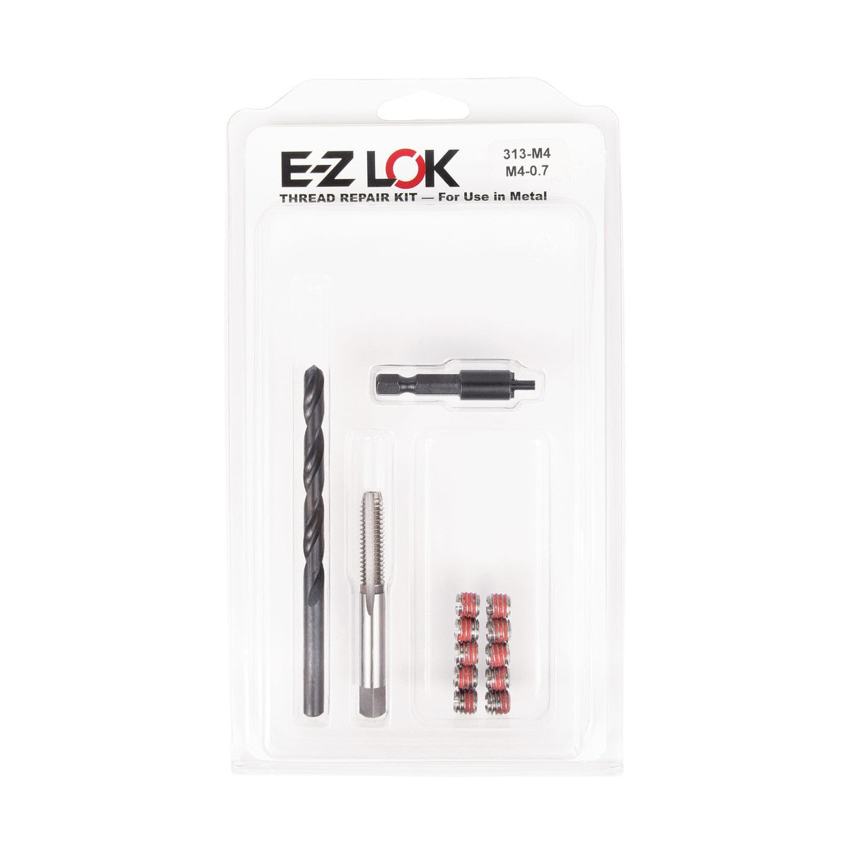 E-Z LOK™ Thread Repair Kit for Metal - Thin Wall - Stainless Steel - M4-0.7 x 5/16-24