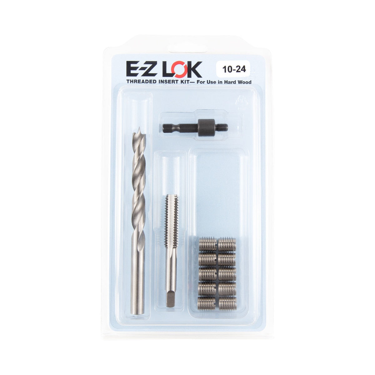 E-Z Knife™ Threaded Insert Installation Kit with Tap for Hard Wood - Stainless - 10-24