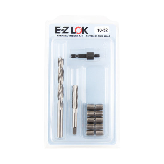 E-Z Knife™ Threaded Insert Installation Kit with Tap for Hard Wood - Stainless - 10-32