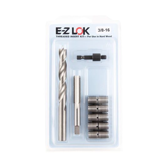 E-Z Knife™ Threaded Insert Installation Kit with Tap for Hard Wood - Stainless - 3/8-16