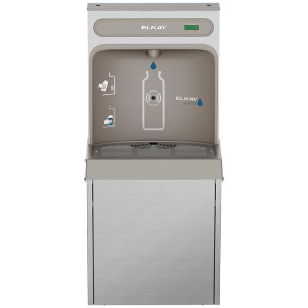 Elkay EZ8WSSSMC ezH2O® Refrigerated Surface Mount Bottle Filling Station Non-Filtered 8GPH Stainless Steel