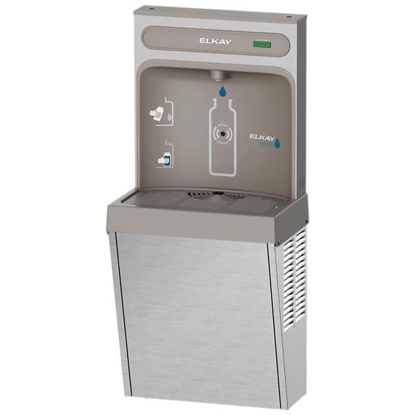 Elkay EZ8WSSSMC ezH2O® Refrigerated Surface Mount Bottle Filling Station Non-Filtered 8GPH Stainless Steel