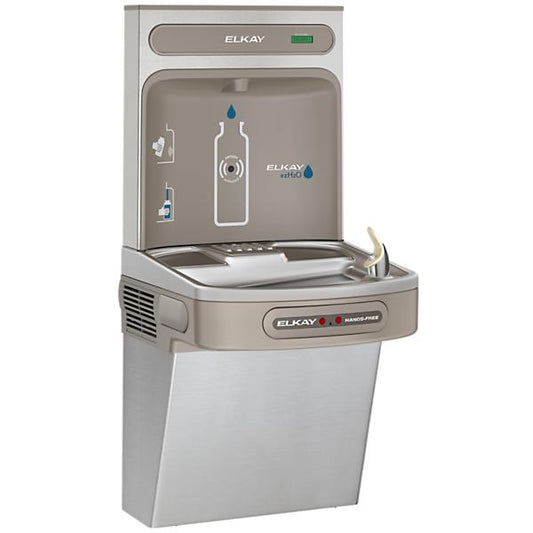 Elkay EZO8WSSK ezH2O® Bottle Filling Station with Single ADA Cooler Hands Free Activation Non-Filtered Refrigerated Stainless