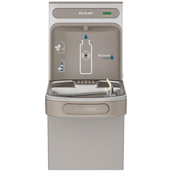 Elkay EZSDWSLK ezH2O® Bottle Filling Station with Single ADA Cooler Non-Filtered Non-Refrigerated Light Gray