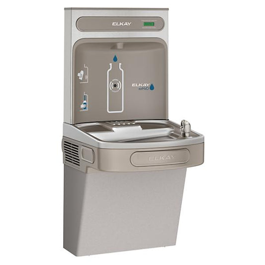 Elkay EZSDWSVRLK ezH2O® Bottle Filling Station with Single ADA Vandal-Resistant Cooler Non-Filtered Non-Refrigerated Light Gray