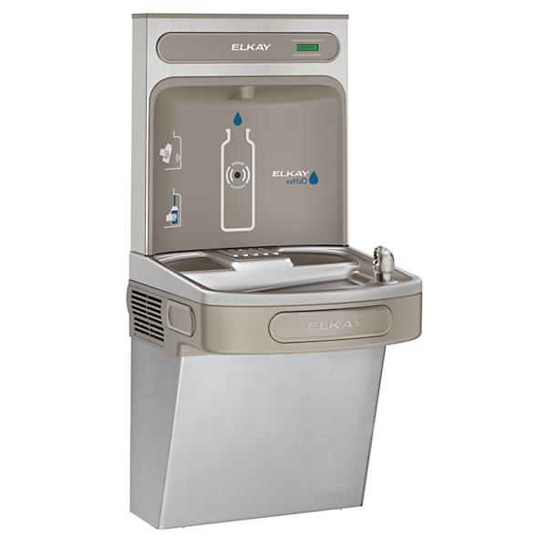 Elkay EZSDWSVRSK ezH2O® Bottle Filling Station with Single ADA Vandal-Resistant Cooler Non-Filtered Non-Refrigerated Stainless