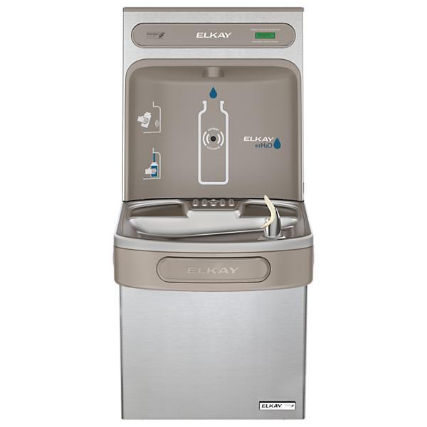 Elkay EZSG8WSSK ezH2O® Bottle Filling Station & Single ADA Cooler High Efficiency Non-Filtered Refrigerated Stainless