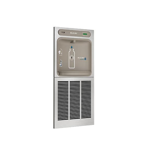 Elkay EZWSGRN8K ezH2O® In-Wall Bottle Filling Station High Efficiency Non-Filtered Refrigerated Stainless