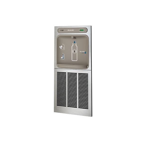 Elkay EZWSGRN8K ezH2O® In-Wall Bottle Filling Station High Efficiency Non-Filtered Refrigerated Stainless